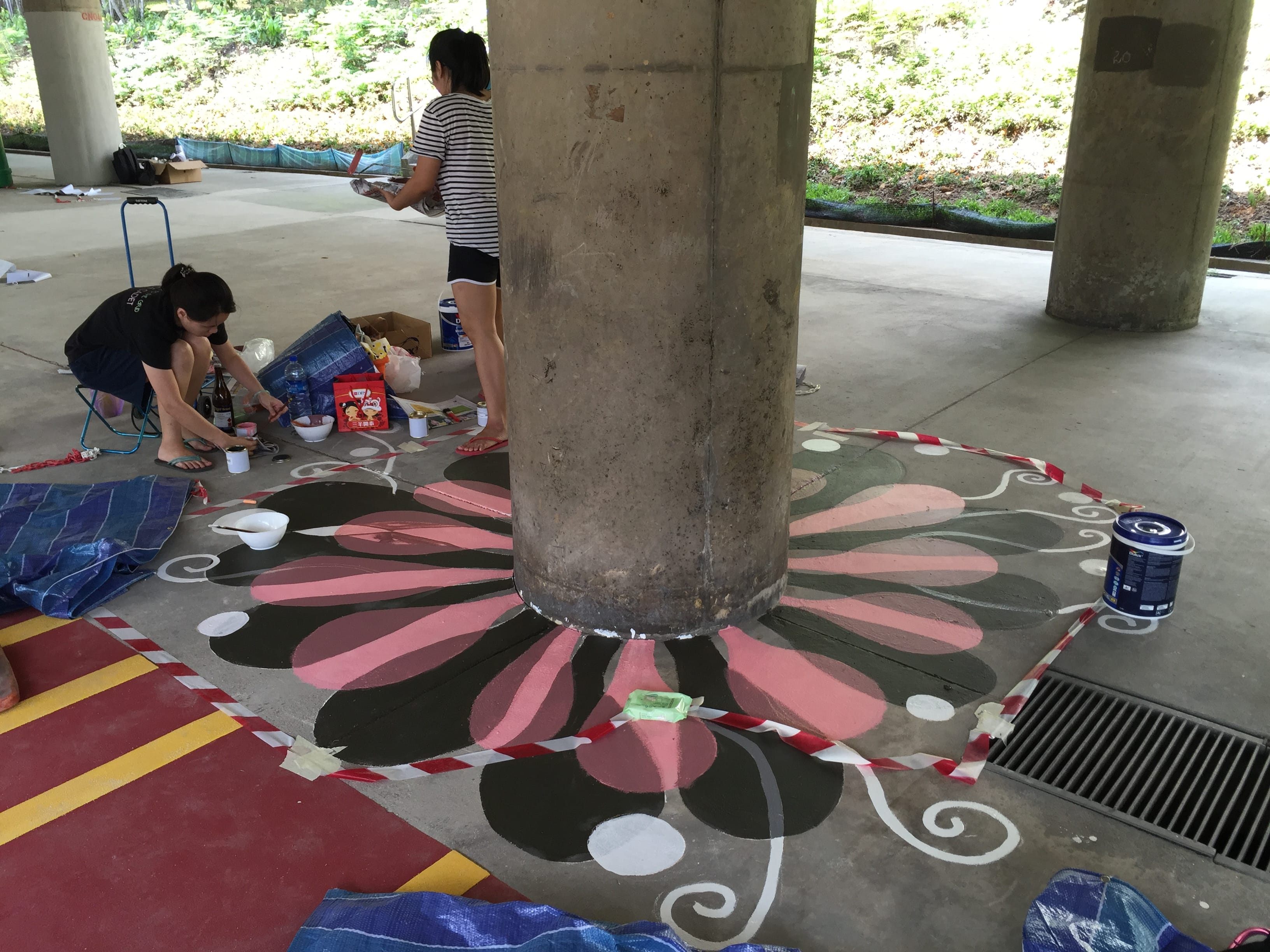 Photo of public artwork at Ang Mo Kio Viaduct
